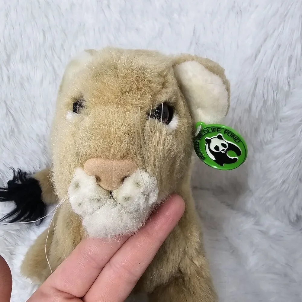 Vintage World Wildlife Fund Lioness 1985 Ear Tag 19
